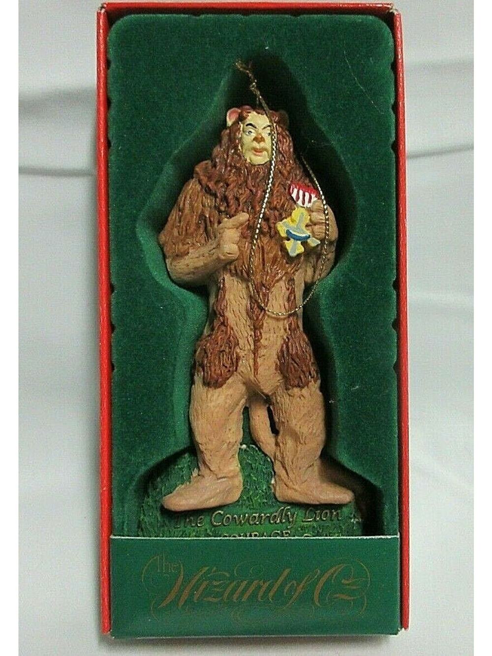 VTG Kurt Adler Ornament The Wizard of Oz "Cowardly Lion" DATED 1999 ORIGINAL BOX